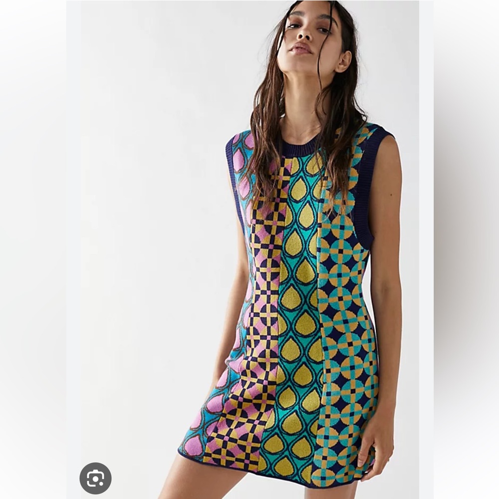 Mira Mini Dress in Moody Combo